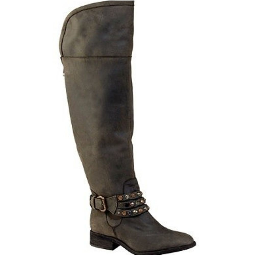 Steven Smoken Studded Western Over The Knee Boot Sz 6